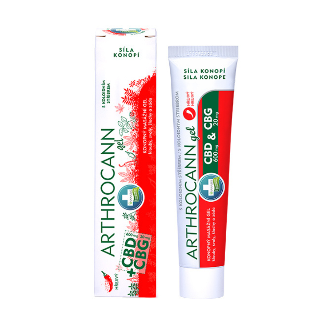 Annabis Arthrocann wärmendes Hanfgel mit CBD und CBG, 75 ml