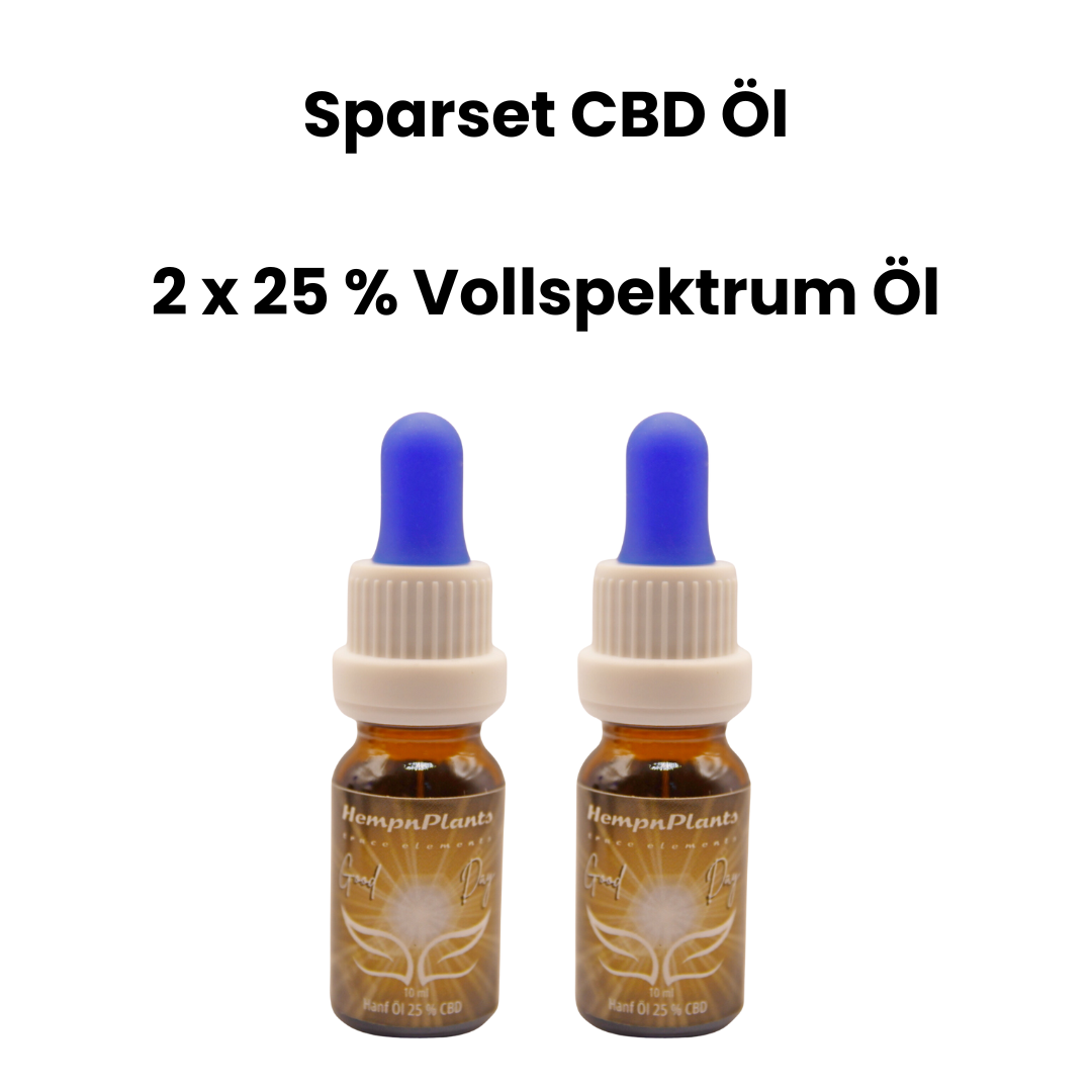HempnPlants Sparset CBD Öl CBD Öl Vollspektrum